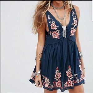 Free People | Intimately Free • Aida Embroidered Slip Dress